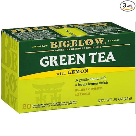 Bigelow Tea Grn Lemon 20bg (Pack of 3) - Bloomnest