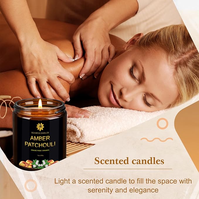 Scented Candles Set for Home, 6 Pack Scented Aromatherapy Candles for Women, 42.3 Oz 300 Hours Burning, Soy Wax Candle Gift Set with Lemon Lavender, Idea for Birthday, Anniversary, Mother's Day - Bloomnest