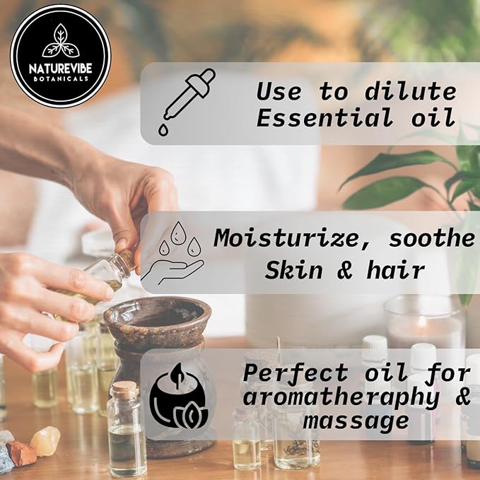 Naturevibe Botanicals Jamaican Black Castor Oil 32 Ounces | 100% Pure and Natural | Great for Skin Care and Hair Care - Bloomnest