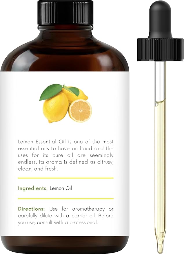 Handcraft Blends Lemon Essential Oil – Huge 4 Fl Oz – 100% Pure and Natural – Premium Grade Essential Oil for Diffuser and Aromatherapy, Skin, Massage, Candle and Soap Making Fragrance - Bloomnest