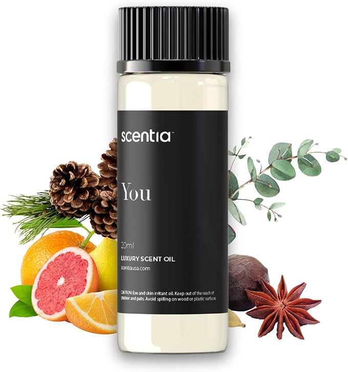 Fierce-Inspired Diffuser Oil - Scentia You Fragrance Oil Perfume Dupe - 20mL, 0.67 Fl oz Diﬀusers and Humidifiers - A and F Inspired Essential Scented Oil - Best for Aromatherapy, Mothers Day Gift Scentia