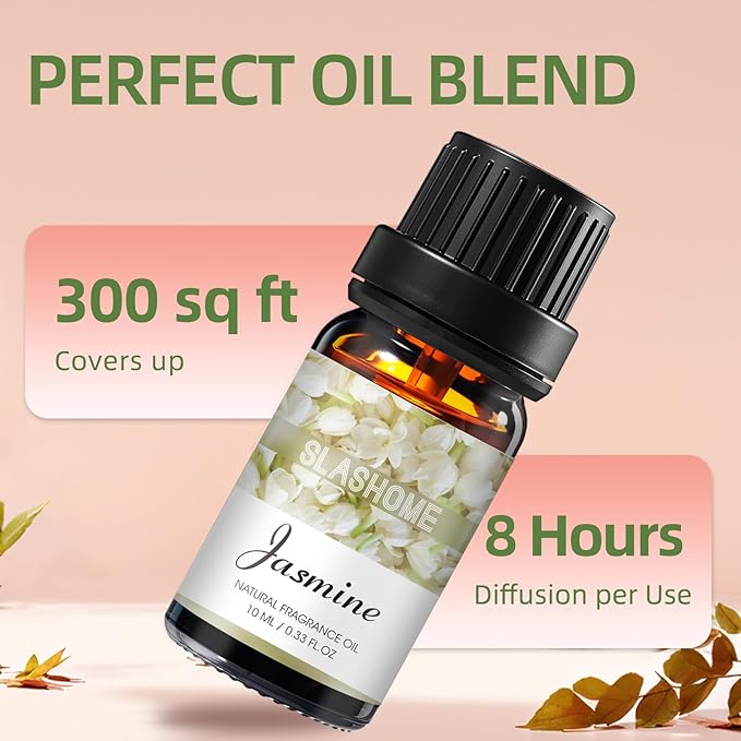 Essential Oils Set for Women | 8x10ml Lady Floral Essential Oils for Diffusers, Home Fragrance, Perfume Making & Massage | Rose, Jasmine, Gardenia, Lily, Lilac, Freesia, Ylang Ylang, Tuberose - Bloomnest