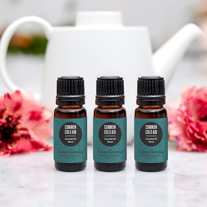 Edens Garden Common Cold Aid Essential Oil Blend- 100% Pure Premium Grade, Undiluted, Natural, Therapeutic, Aromatherapy, The Best for Skin, Humidifiers, Candle 118 ml (4 fl oz) - Bloomnest