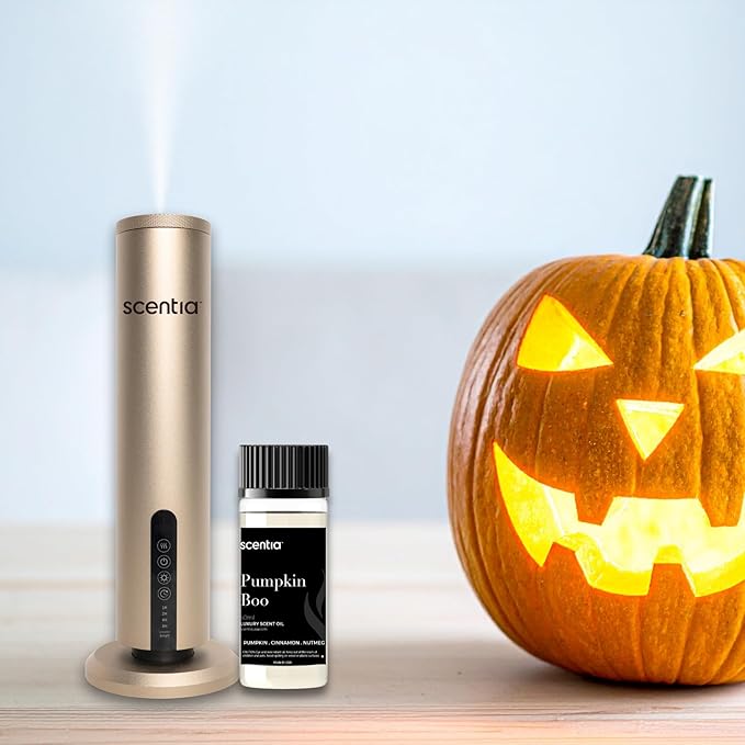 Pumpkin Boo Essential Oil – 50ml Premium Fall Fragrance Oil for Diffusers, Candles & DIY – Cozy Pumpkin Spice Scent for Home, Autumn Décor & Thanksgiving Gifts Scentia