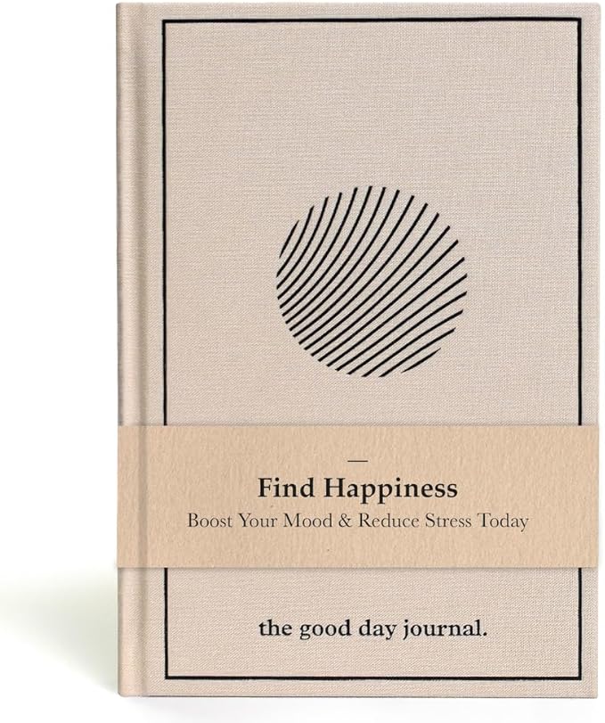 ANECDOTE. Gratitude Journal – The Good Day Journal for Happiness, Mindfulness and Reflection, Feel Happier and Less Stressed, Inspirational Daily Journal for Women & Men - Cream - Bloomnest