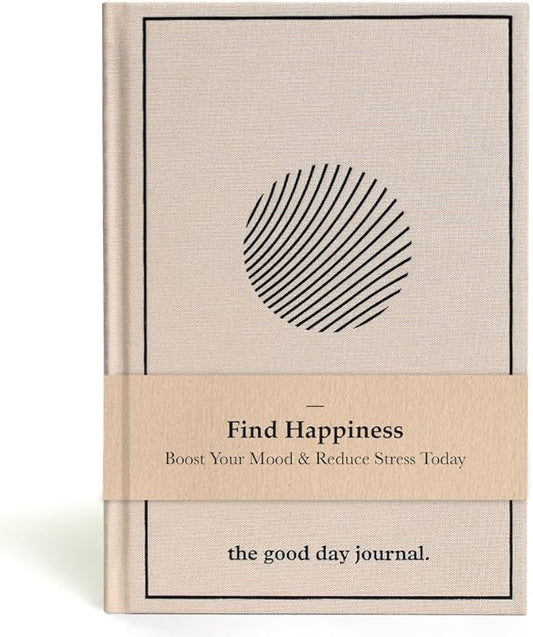 ANECDOTE. Gratitude Journal – The Good Day Journal for Happiness, Mindfulness and Reflection, Feel Happier and Less Stressed, Inspirational Daily Journal for Women & Men - Cream - Bloomnest