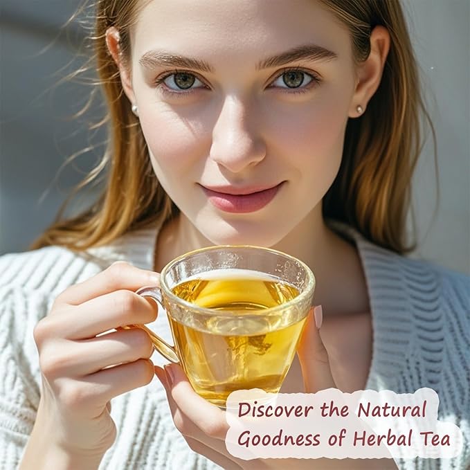 Ovikaso Tea, Nettle Leaf Tea Bags, 50 Pyramid Tea Bags, 1.5g/bag, Natural Stinging Nettle Tea, Direct from Source, Rich in Antioxidants & Support Bone Health, Herbal Tea - Bloomnest