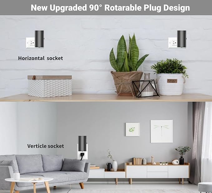 LED Night Light Plug in, Modern Night Lights Plug into Wall, Dusk to Dawn Sensor, 5-300LM Adjustable Brightness,Daylight 5000K,Dimmable Night Lights for Hallway Bedroom Stairway, 2 Pack - Bloomnest