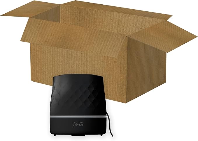 Febreze Plug Scent Booster in Black, Continuous Scent Device Oil Diffuser, Compatible with Febreze Air Freshener Plug in Refills - Bloomnest
