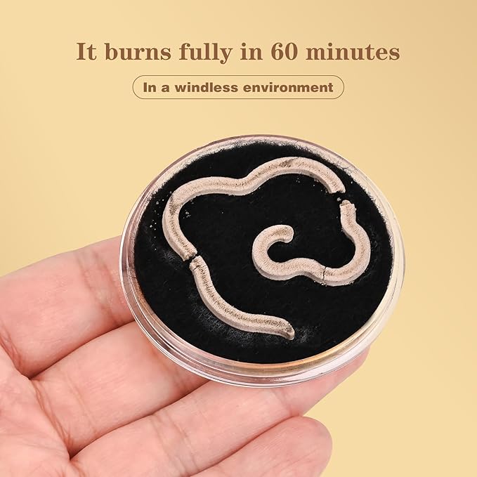 Palo Santo Incense Coil - 100% Natural - Palo Santo Sacred Smoke for Clarity & Calm(Contains 15 Pcs) FOUCILO
