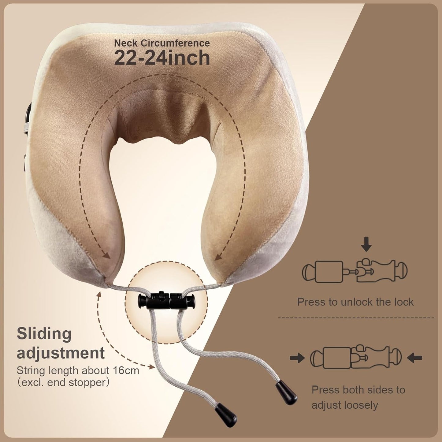 Electric Neck Massager,Portable Heated Kneading Massage Cushion Pillow,Rechargeable Shoulder Neck U-Shaped Massage Shiatsu,for Pain Relief at Home,Car,Office,Travel