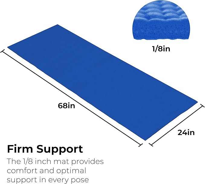 Hello Fit 10-Pack Yoga Mat, 68" x 24" Non Slip Exercise Mat, 4mm Thick Gym Mat for Fitness and Stretching, Bulk Non Toxic Yoga Mats for Schools and Studios - Bloomnest
