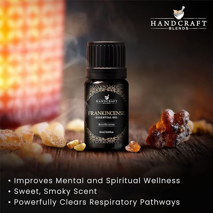 Handcraft Blends Frankincense Essential Oil – 0.33 Fl Oz – 100% Pure and Natural – Premium Grade Essential Oil for Diffuser and Aromatherapy, Skin, Massage, Candle and Soap Making Fragrance - Bloomnest