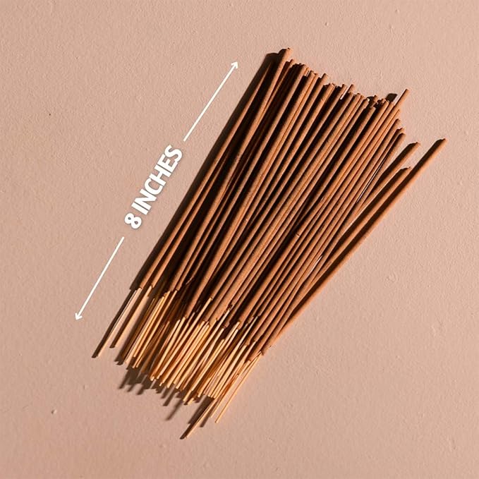 Folkulture Incense Sticks (75 Sticks) |8" Premium Coffee Incense Sticks for Aromatherapy, Focus, Energy, Gifts for Women | No Charcoal,Organic, Non Toxic, 45 Mins, Long Burning Insence-Sticks FOLKULTURE