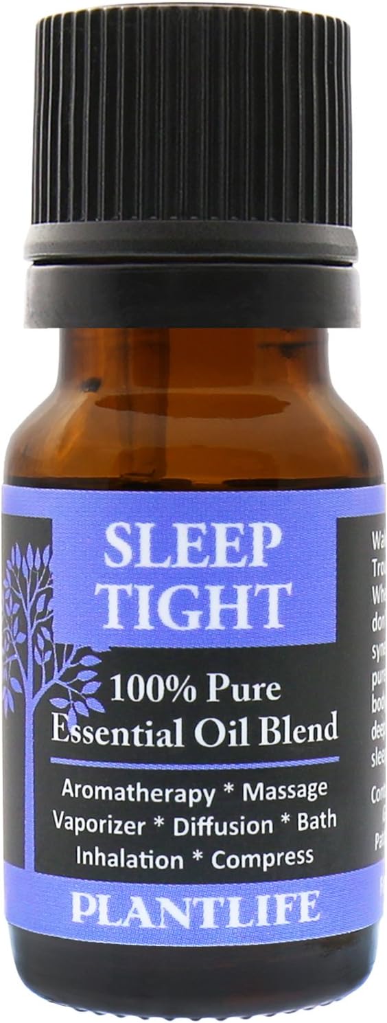 Plantlife Sleep Tight Aromatherapy Essential Oil Blend - Straight from The Plant 100% Pure Therapeutic Grade - No Additives or Fillers - Made in California 10 ml - Bloomnest
