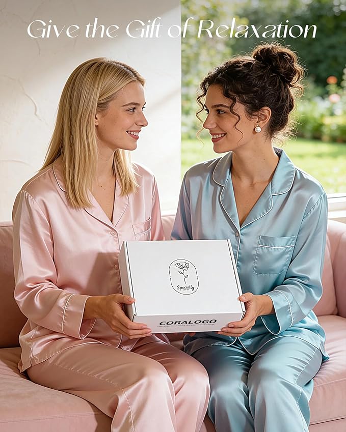 Coralogo Ocean Spa Gifts for Women - 11pc Self-care Spa Gift Basket with Scented Candle, Bath Salt, Greeting Card - Thinking of You Basket for Her Birthday, Christmas, Mother's Day, Valentine's Day - Bloomnest