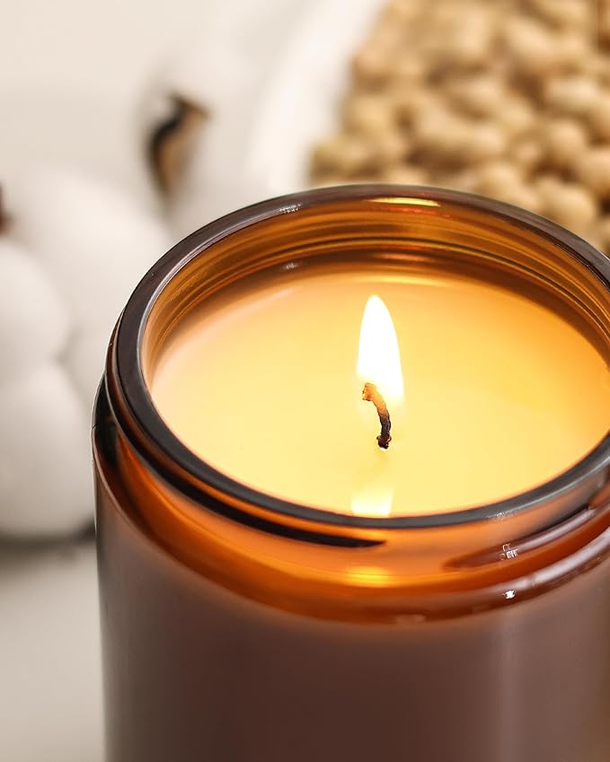 AOOVOO Pumpkin Spice Candles - 22 oz Scented Candles, Aromatherapy Candle, Soy Candle for Home Scented - Bloomnest