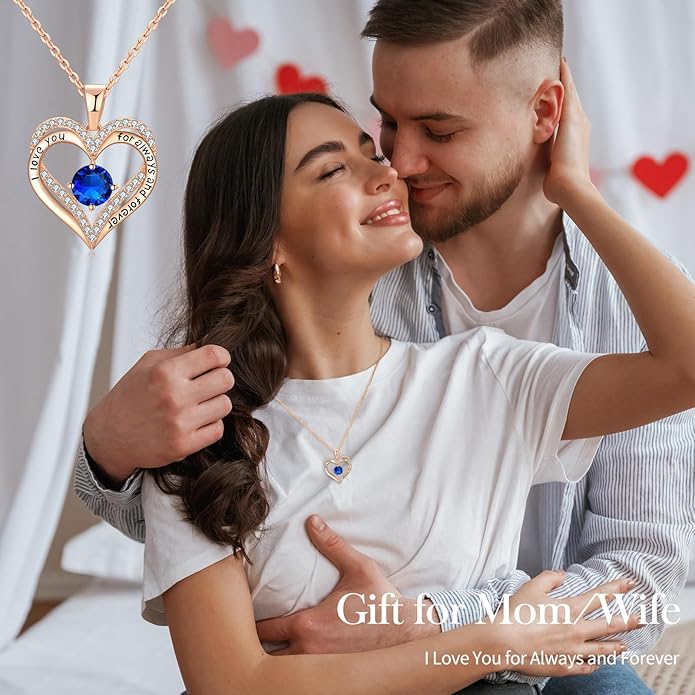 18K Rose Gold Necklaces for Women Birthday Gifts for Women Jewelry for Women Birthday Gifts for Wife Girlfriend Daughter Wife Birthday Gifts for Anniversary Mothers Day Christmas Valentines Gifts - Bloomnest