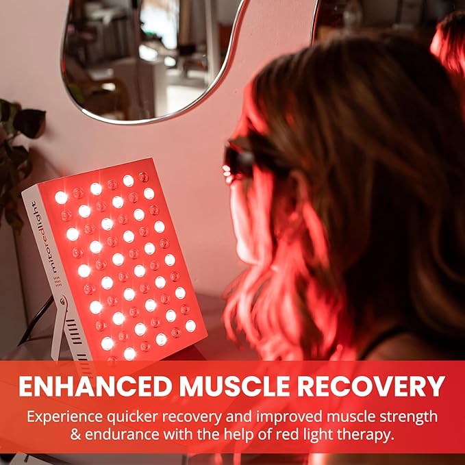 Mito Red Light – MitoMIN 2.0 Red Light Panel – Red Light Therapy for Face and Neck – Red Light & Near Infrared Red Light Therapy – At-Home Red Light Therapy for Body MitoRedLight