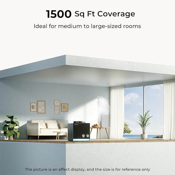 Smart Aroma Scent Waterless Essential Oil Diffuser, Cold Air Tech Scent Air Machine for 1500 Sq Ft,200ml Hotel Collection Diffuser for Home & Office (Black Titanium, Single Scent)