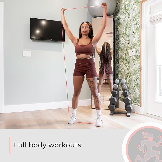 Rubberbanditz Rounded Edge Resistance Band | Compact and Light Weight Exercise Bands | Suitable for All Fitness Levels Users| Travel Friendly Resistance Bands for Working Out - Bloomnest