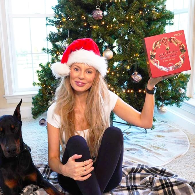 VAHDAM, Holiday Breakfast - Christmas Tea Gift Sets (90+ Cups) 9 Loose Leaf Teas - Luxury Gift Box | Christmas Gifts For Women, Men & Adults I Holiday Tea Gift Box - Bloomnest