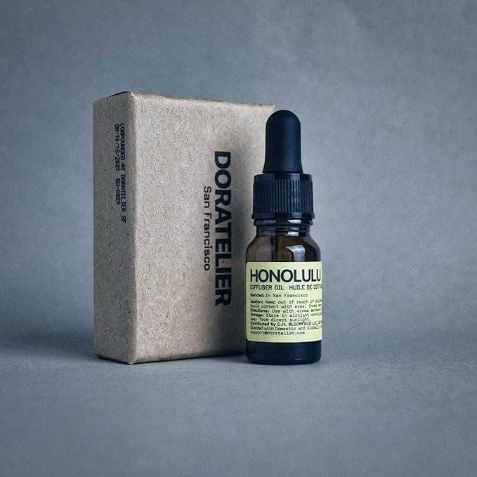 Honolulu Diffuser Oil, Sweet Tropical Scent, Grapefruit, Bergamot, Tangerine, Musk Essential Oils Blend for All Ultrasonic Diffuser Scent Projects(10mL/.33 FL oz)… - Bloomnest