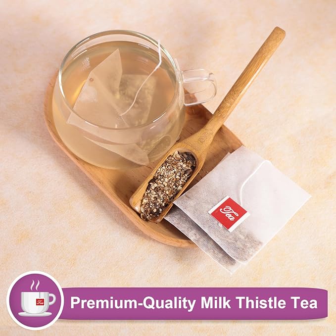 TEARELAE - Milk Thistle Tea - 3g x 50 Count - 100% Natural Milk Thistle Seeds Tea Bags - Non-GMO - Bloomnest