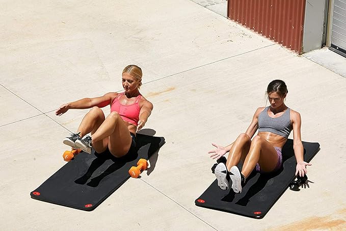SPRI Hanging Exercise Mat, Fitness & Yoga Mat for Group Fitness Classes, Commercial Grade Quality with Reinforced Holes - Bloomnest