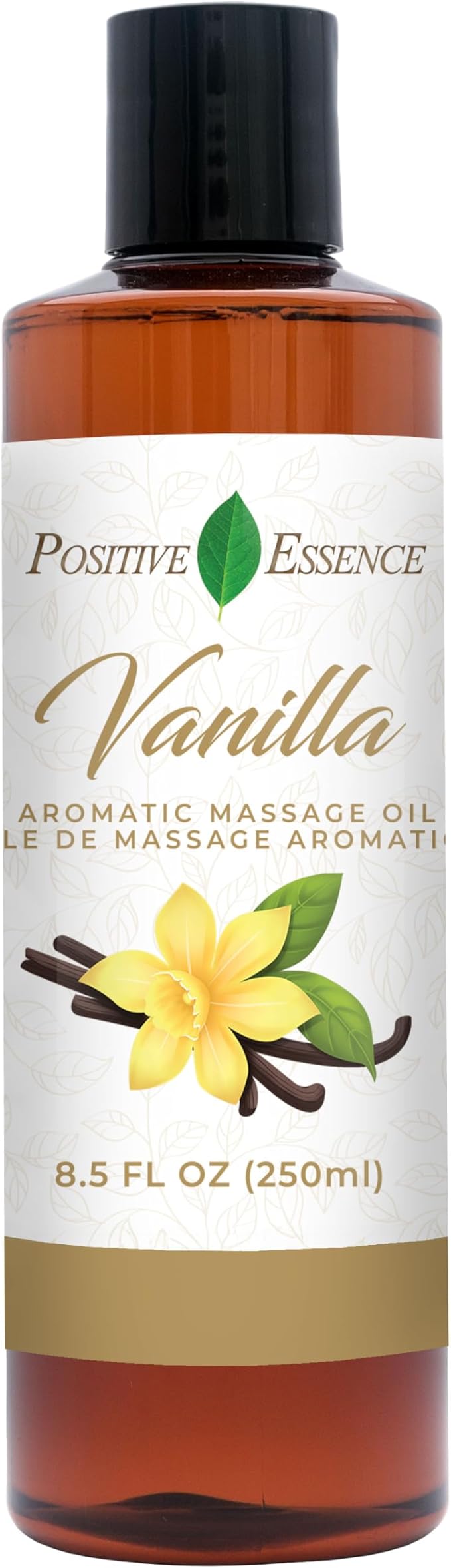 Vanilla Massage Oil for Massage, Body Massage Lotion; Jojoba, Sweet Almond Oil for Skin, Vitamin E, and Pure Vanilla Essential Oil, Body Oil Aceite para Masajes Relajantes - Bloomnest