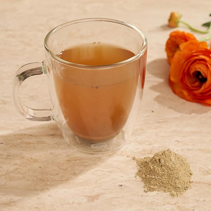 Divya's Everyday Energizing Ginger Tea, Uplifting Ayurvedic Herbal Tea with Amla, Lemongrass, Nettles, & More, Caffeine Free, Organic, Non-GMO, Ayurvedic, Loose Leaf Tea - Bloomnest
