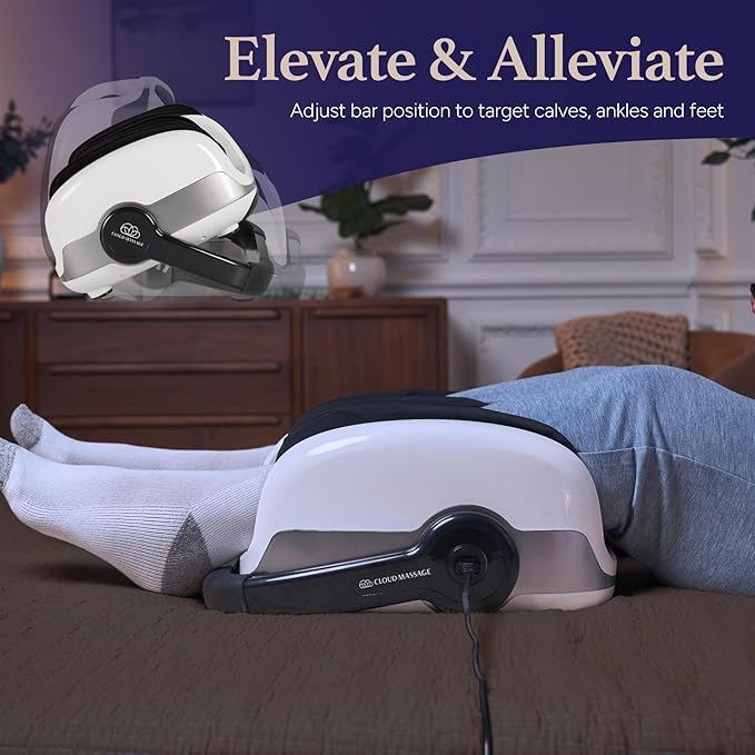 Cloud Massage Shiatsu Foot Massager with Heat – Deep Kneading for Pain Relief – Perfect for Father’s Day, Circulation & Relaxation – Ideal for Plantar Fasciitis, Neuropathy & Arthritis - Bloomnest