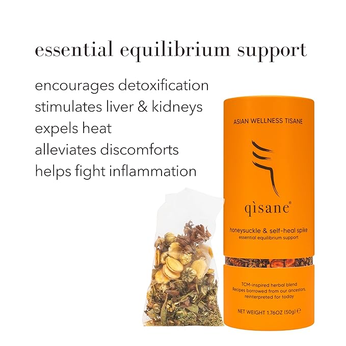 Asian Wellness Tisane Herbal Tea Variety Pack, 3 Blends: Hibiscus & Mandarin to Release Tension & Stress, Honeysuckle & Self-Heal to Support Immune System, Peppermint & Loquat to Soothe Throat | Whole holistic wellness ingredients like dried flowers, r... - Bloomnest