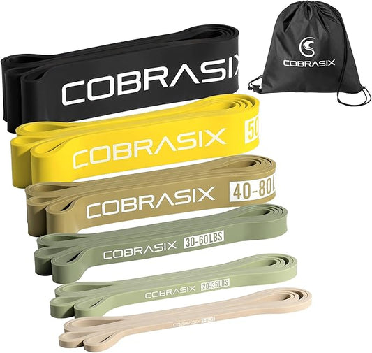 Resistance Bands | Long Resistance Bands for Working Out | Pull-Up Bands for Strength Training, Physical Therapy, Stretching, WOD | Exercise Bands for Home Gym | Workout Bands | Men and Women - Bloomnest