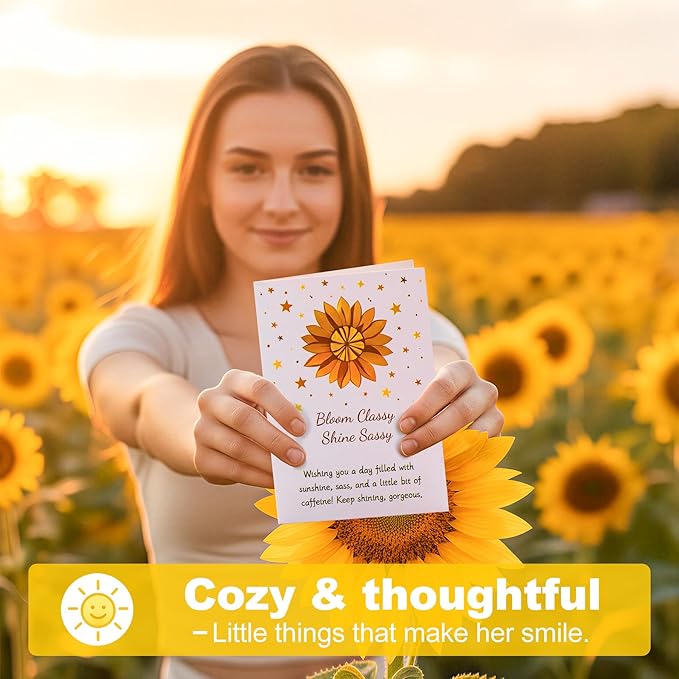 Christmas Sunflower Gift Set for Women - Birthday, Mother’s Day, Valentine's Day Gifts for Mom, Wife, Friends | Thoughtful Care Package - Cozy Blanket, Spa & Relaxation - Get Well Soon Baskets Gifts - Bloomnest