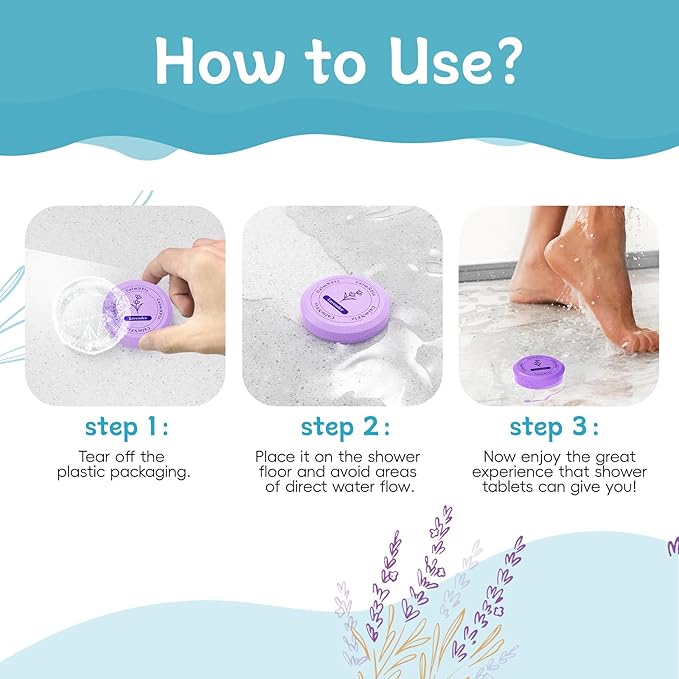 6 Pack Shower Steamers, Bath Bombs with Individually Wrapped, Variety Shower Tablets for Her, Birthday Presents for Men and Women Who Have Everything(6 Scents) - Bloomnest