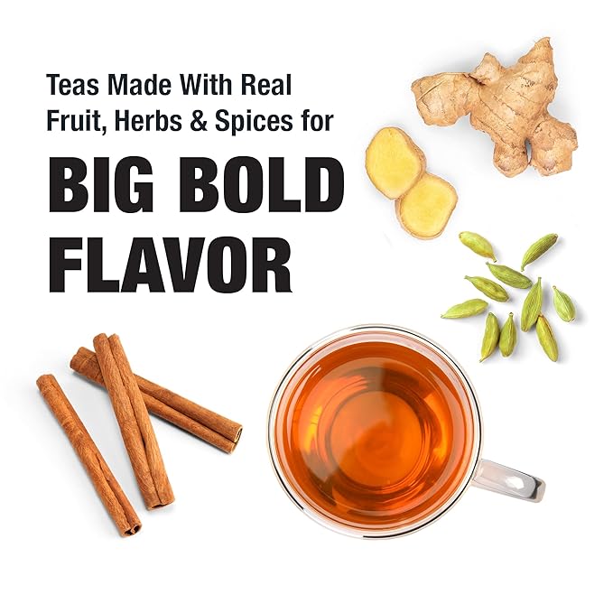 Tiesta Tea - Chai Love Tea | Spiced Chai Black Tea | Premium Loose Leaf Tea Blend | High Caffeinated Black Tea | Make Hot or Iced Tea & Brews up to 25 Cups - 1.9 Ounce Resealable Pouch - Bloomnest