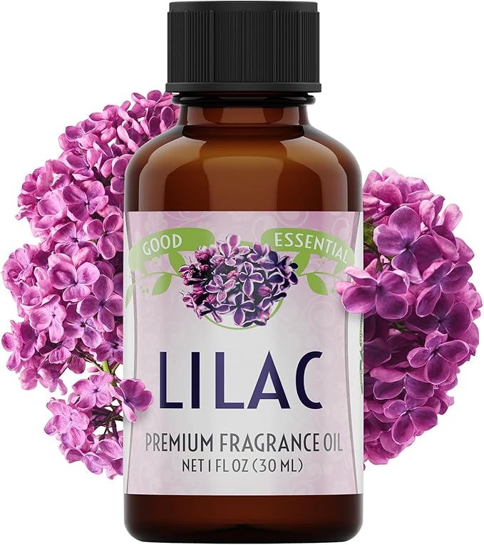 Good Essential Lilac Fragrance Oil 1 fl oz (30 ml) for Diffusers, Soap, Candle Making, Room Spray, Lotions, Aromatherapy GoodEssential