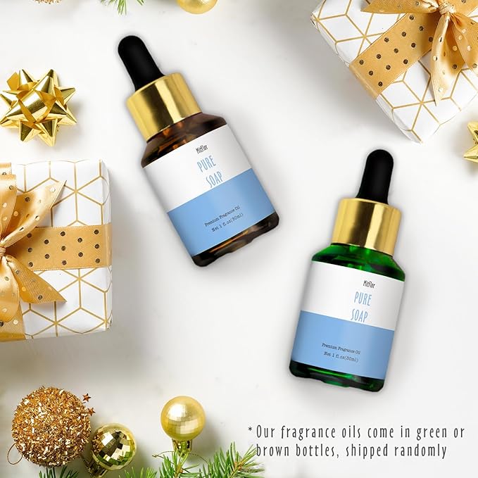 Pure Soap Fragrance Oil, MitFlor Single Diffuser Essential Oil, Large Size Premium Grade Fragrance Oil for Soap & Candle Making, Fresh & Clean Scent for Home Fragrance, 30ml - Bloomnest