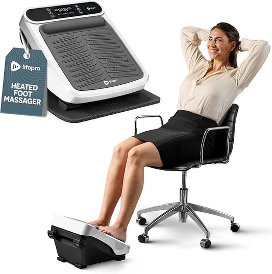 LifePro Foot Massager for Neuropathy - Relaxing Calf and Foot Therapy with Heat Option for Maximum Soothing Relief - Massager for Blood Circulation and Revitalization - Bloomnest