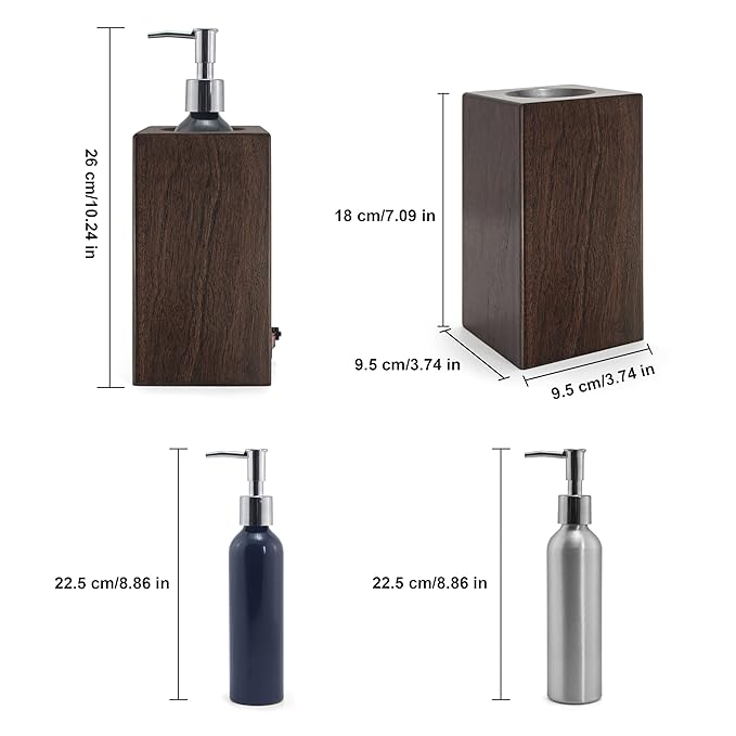 Walnut Wood Massage Oil Warmer Automatic Heating Faster with 2 Massage Oil Pump Bottles Lotion Warmer Dispenser Heated 122-140°F Suitable for Salon Spa Electric Oil Warmer Massage Elitzia ETOH01 - Bloomnest