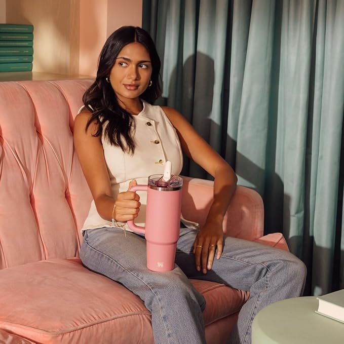 STANLEY Quencher ProTour Flip Straw Tumbler with Leakproof Lid | Built-In Straw & Handle | Cupholder Compatible for Travel | Insulated Stainless Steel Cup | BPA-Free