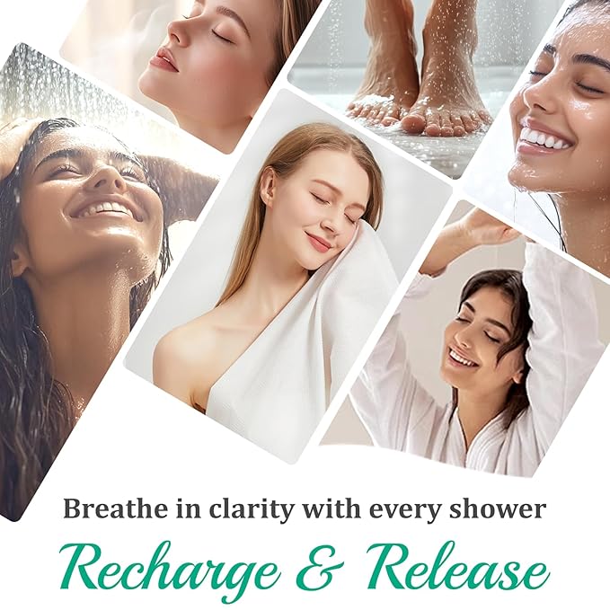 Eucalyptus Mint Shower Steamers 18 Pack - Eucalyptus for Shower, Valentines Day Gifts for Him & Her, Natural Essential Oil Bombs for Home Spa & Self Care Relaxation, Includes Easy Opener - Bloomnest
