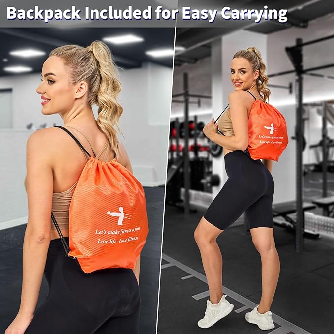 Pull Up Assistance Bands Set 5 LBS - 230 LBS, Long Resistance Bands for Pull Ups Working Out, Gym Workout Bands for Men Exercise Muscle Training and Shape Body - Carry Bag Included - Bloomnest