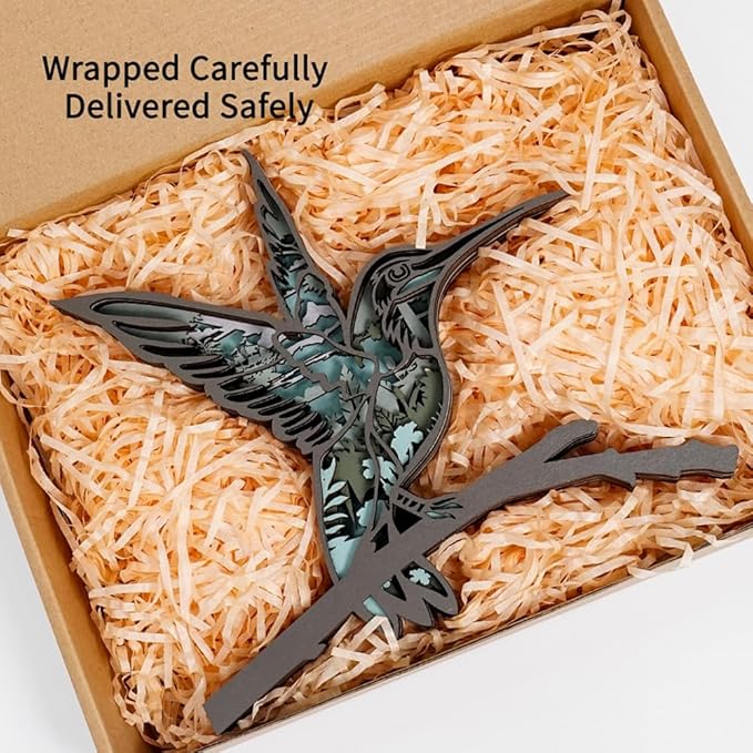 3D Wooden Animal Carving LED Night Light, Wood Carving Light, Modern Home Decoration, Decorative Tables, Cabinets, Living Rooms, Bedrooms, Offices, Farmhouses, Bookshelves, Perfect Holiday Gifts - Bloomnest