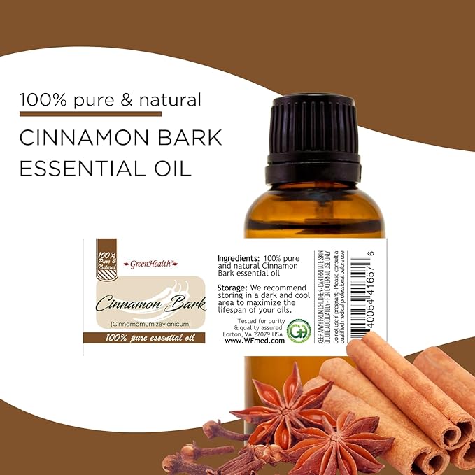 Cinnamon Bark Essential Oil 15 ml – 100% Pure Essential Oil