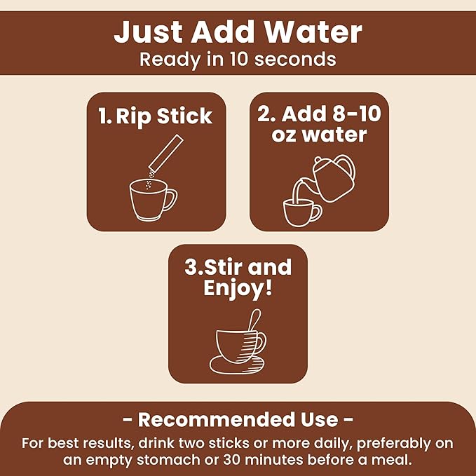 Javita Burn + Control Instant Coffee w Weight Management Herbs: Garcinia Cambogia & Yerba Mate - Slim Coffee with Help of Exercise, Keto Coffee for Diet Support, 1 box - 24 (4.55g) Sticks - Bloomnest