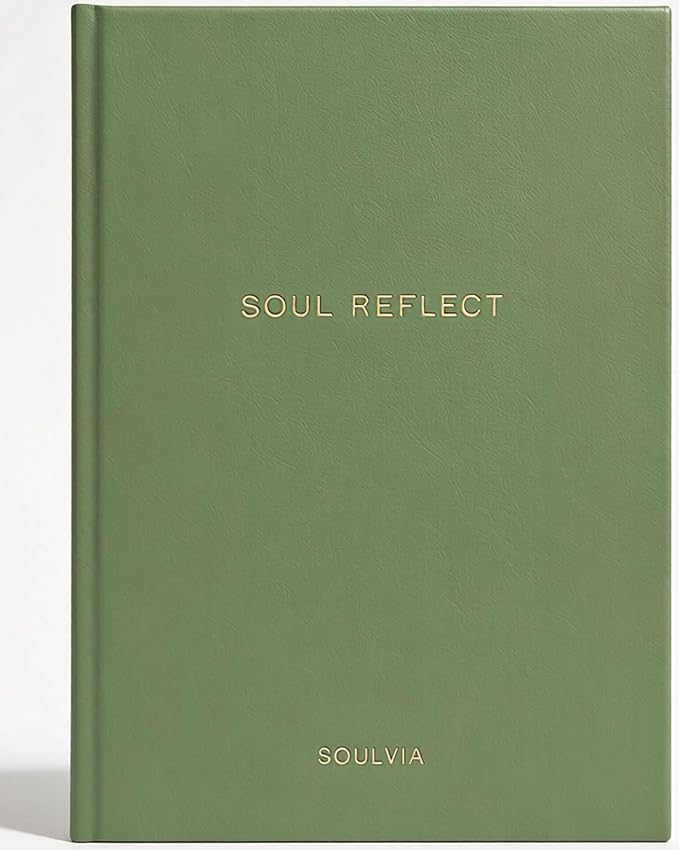 Guided Journal for Self-Discovery - 180 Undated Prompts for Gratitude, Healing, Personal Growth & Mindfulness - Wellness Journal for Emotional Clarity, Self Care & Mental Health Gift for Women & Men SOULVIA