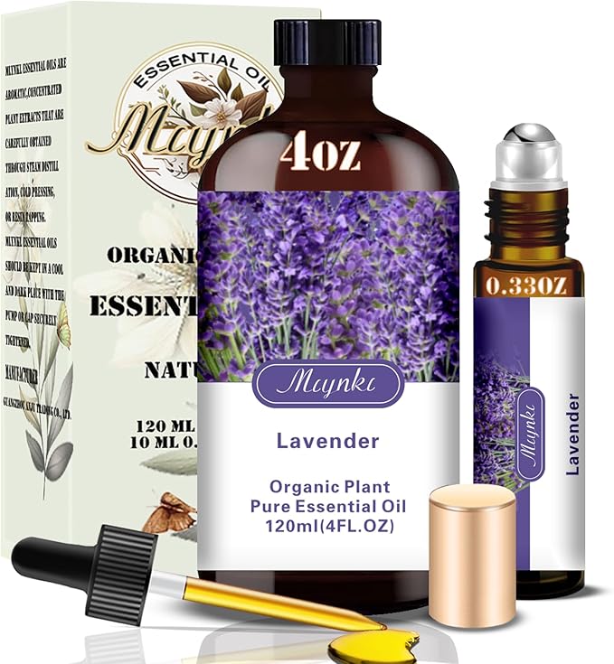 Lavender Essential Oil-Lavender Fragrance Oil 4.33oz (130ml)-100% Pure Natural Scent for Diffusers, Candles, Soap Making & Aromatherapy-Relaxing Home & Gift Essential Oil for Bath, Massage - Bloomnest