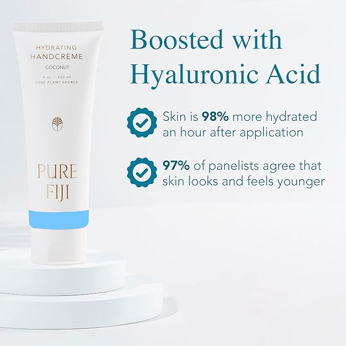 PURE FIJI Hydrating Hand Creme, Coconut (4 oz/120ml) - Bloomnest